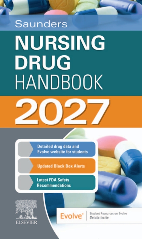 Cover image for book Saunders Nursing Drug Handbook 2027