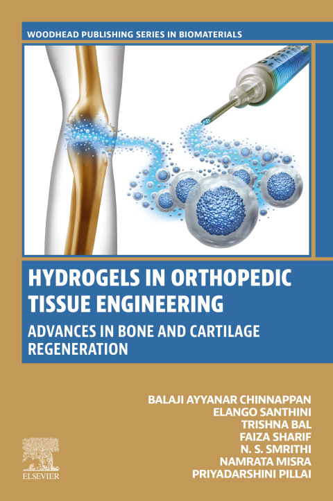 Cover image for book Hydrogels in Orthopedic Tissue Engineering
