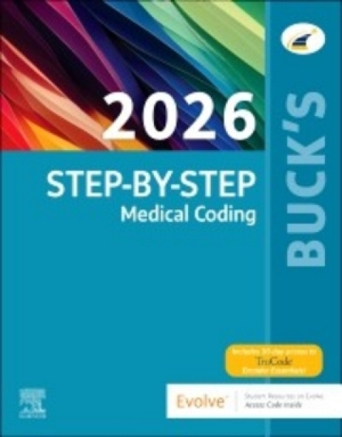 Cover image for book Buck's Medical Coding Online for Step-by-Step Medical Coding, 2026 Edition