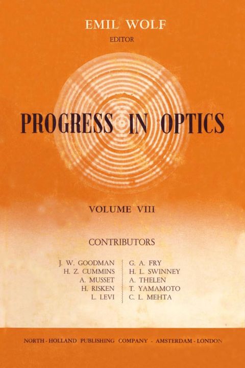 Cover image for book Progress in Optics Volume 8