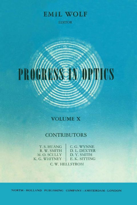 Cover image for book Progress in Optics Volume 10