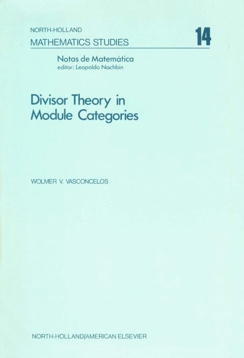 Cover image for book Divisor theory in module categories