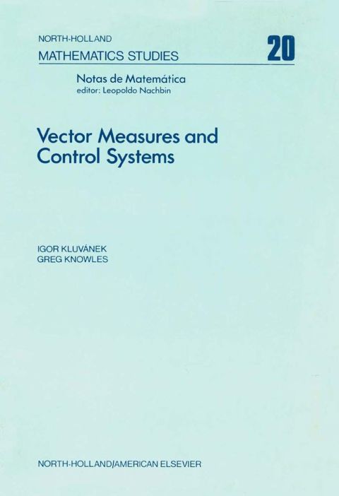 Cover image for book Vector measures and control systems