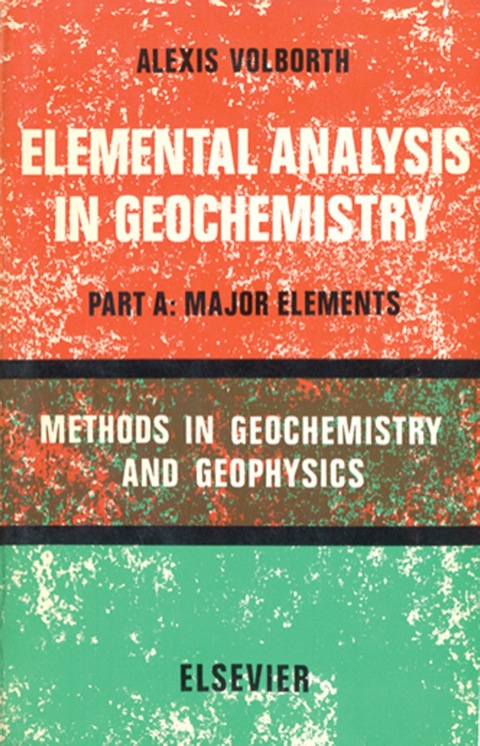 Cover image for book Elemental Analysis In Geochemistry