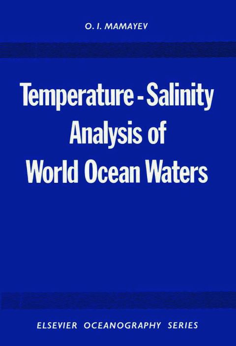 Cover image for book Temperature-Salinity Analysis of World Ocean Waters