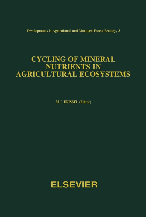 Cover image for book Cycling of mineral nutrients in agricultural ecosystems