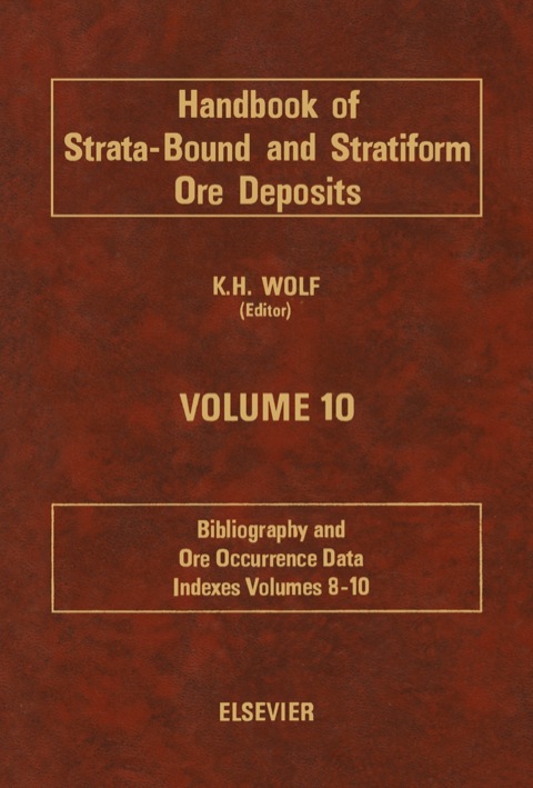 Cover image for book Bibliography and Ore Occurrence Data: Indexes Volumes 8-10