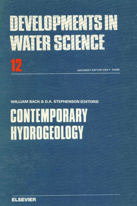 Cover image for book Contemporary hydrogeology: The George Burke Maxey memorial volume