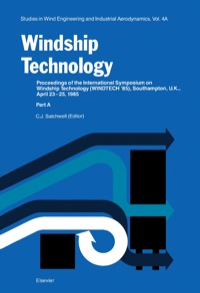Titelbild: Windship Technology: Proceedings of the International Symposium on Windship Technology (WINDTECH ' 85), Southampton, U.K., April 24-25, 1985 1st edition 9780444425317