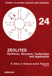 Cover image: Zeolites: Synthesis, Structure, Technology and Application 9780444425683