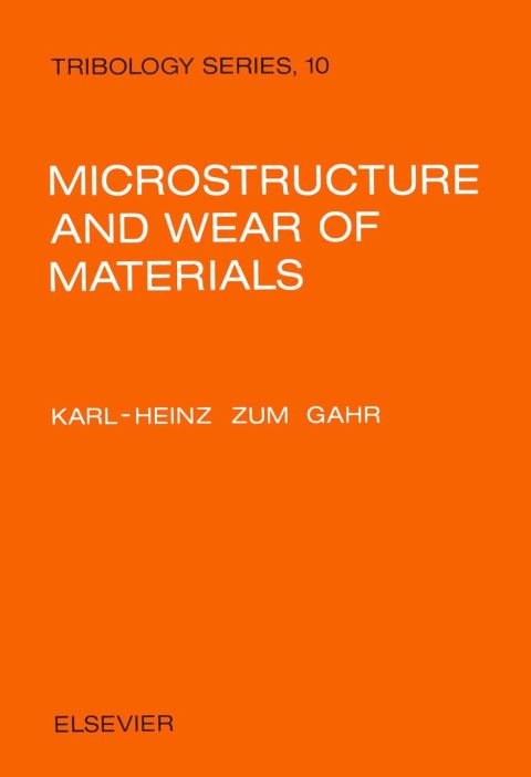Cover image for book Microstructure and Wear of Materials