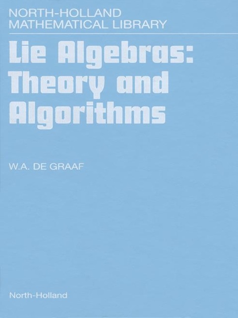 Cover image for book Lie Algebras: Theory and Algorithms: Theory and Algorithms