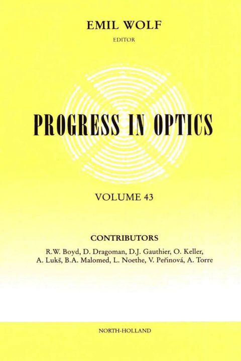 Cover image for book Progress in Optics Volume 43