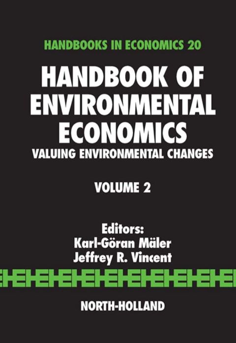 Cover image for book Handbook of Environmental Economics: Valuing Environmental Changes