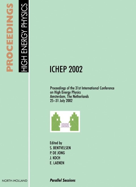 Cover image for book Proceedings of the 31st International Conference on High Energy Physics ICHEP 2002