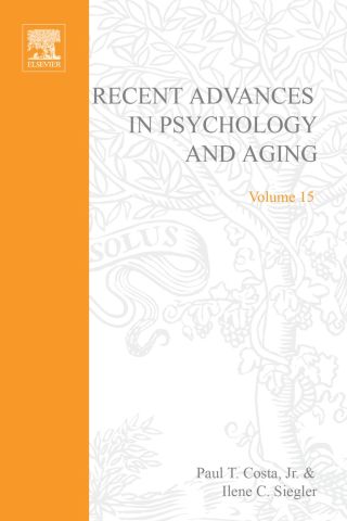 Recent Advances in Psychology and Aging