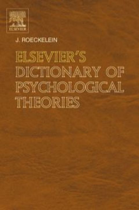Cover image for book Elsevier's Dictionary of Psychological Theories