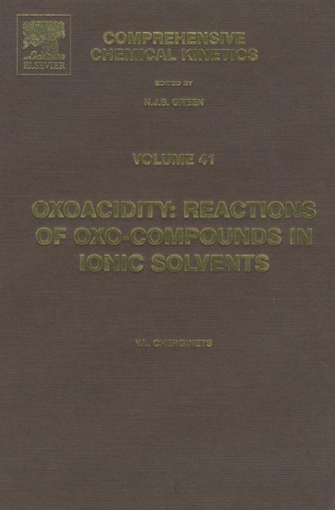 Cover image for book Oxoacidity: reactions of oxo-compounds in ionic solvents: reactions of oxo-compounds in ionic solvents