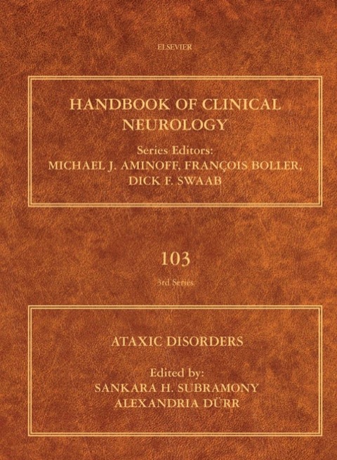 Cover image for book Ataxic Disorders: Handbook of Clinical Neurology (Series Editors: Aminoff, Boller and Swaab)