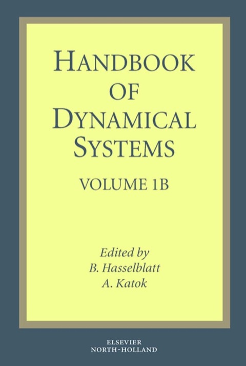 Cover image for book Handbook of Dynamical Systems: Volume 1B