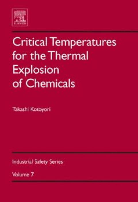 Cover image for book Critical Temperatures for  the Thermal Explosion of Chemicals
