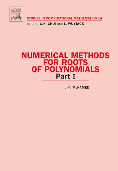 Cover image for book Numerical Methods for Roots of Polynomials - Part I