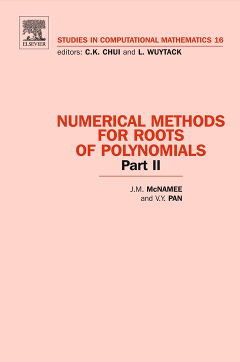 Cover image for book Numerical Methods for Roots of Polynomials - Part II