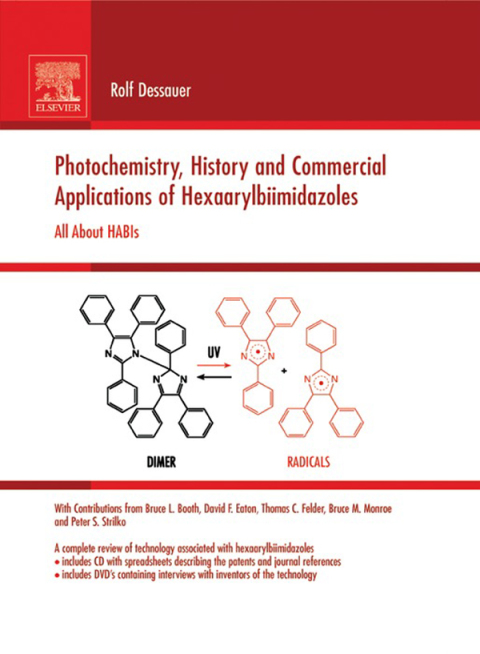 Cover image for book Photochemistry, History and Commercial Applications of Hexaarylbiimidazoles: All about HABIs
