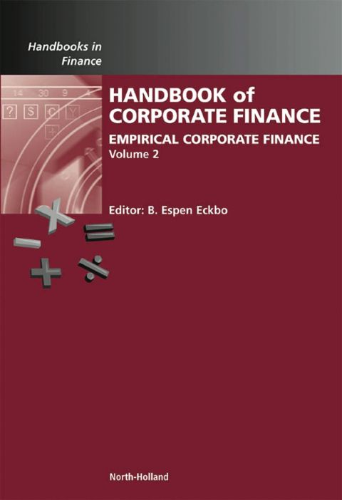 Cover image for book Handbook of Empirical Corporate Finance: Empirical Corporate Finance