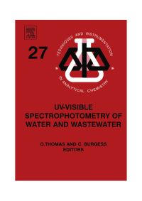Cover image: UV-visible Spectrophotometry of Water and Wastewater 9780444530929