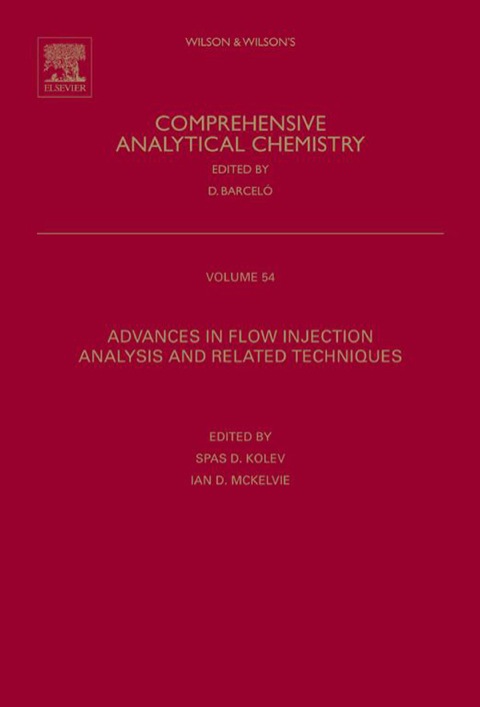 Cover image for book Advances in Flow Injection Analysis and Related Techniques