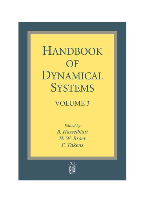 Cover image for book Handbook of Dynamical Systems: Volume 3
