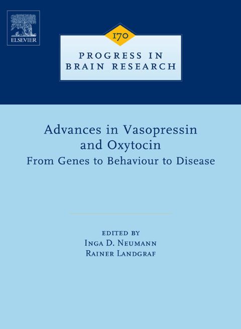 Cover image for book Advances in Vasopressin and Oxytocin - From Genes to Behaviour to Disease