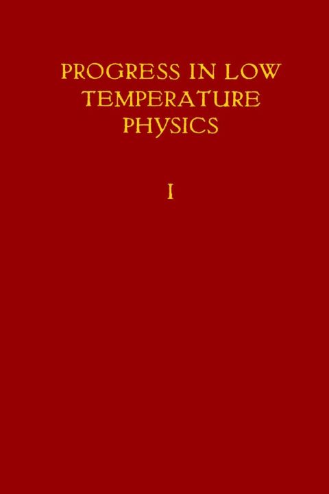 Cover image for book Progress in Low Temperature Physics