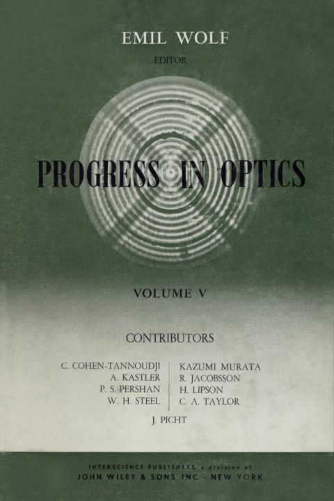 [1825 days] Progress in Optics Volume 5