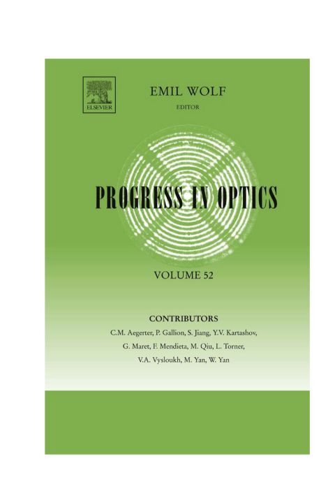 Cover image for book Progress in Optics