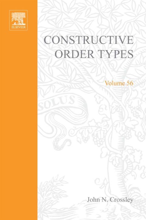 Cover image for book Constructive order types