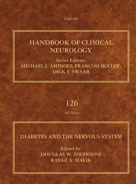 Cover image for book Diabetes and the Nervous System: Handbook of Clinical Neurology (Series Editors: Aminoff, Boller and Swaab)