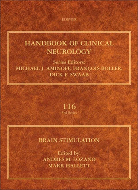 Cover image for book Brain Stimulation: Handbook of Clinical Neurology (Series editors: Aminoff, Boller, Swaab)