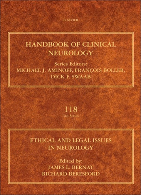 Cover image for book Ethical and Legal Issues in Neurology: Handbook of Clinical Neurology Series 3 (edited by Aminoff, Boller and Swaab)