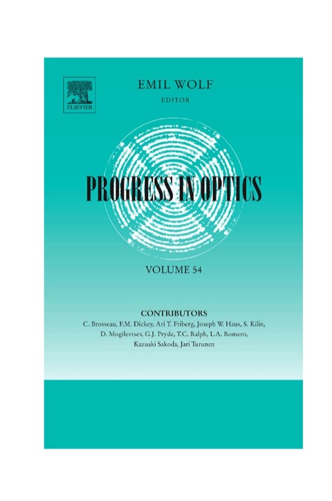 Cover image for book Progress in Optics