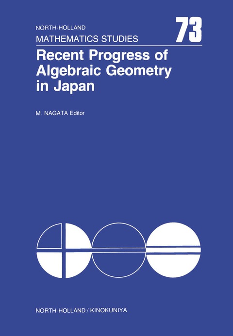 Cover image for book Recent Progress of Algebraic Geometry in Japan