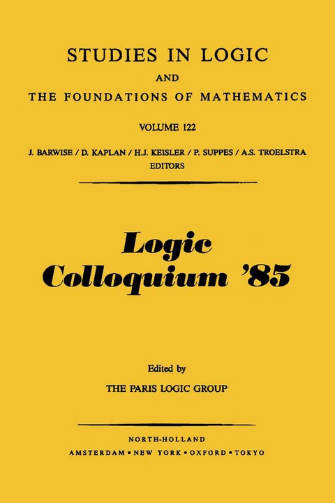 Cover image for book Logic Colloquium '85