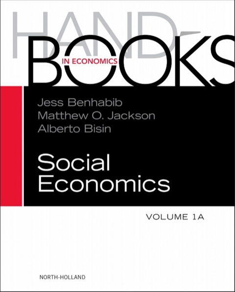Cover image for book Handbook of Social Economics SET: 1A, 1B: 1A, 1B