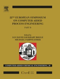 Cover image: 22nd European Symposium on Computer Aided Process Engineering 9780444594310
