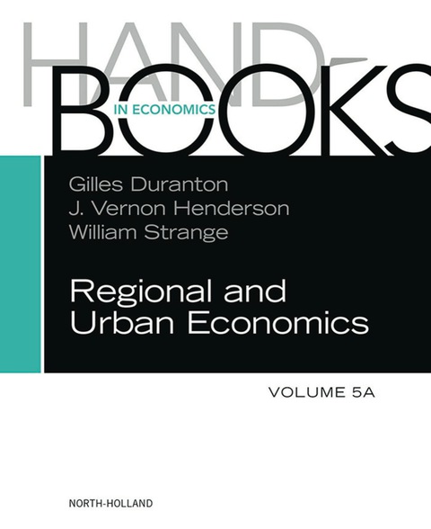 Cover image for book Handbook of Regional and Urban Economics