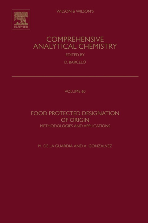 Cover image for book Food Protected Designation of Origin: Methodologies and Applications