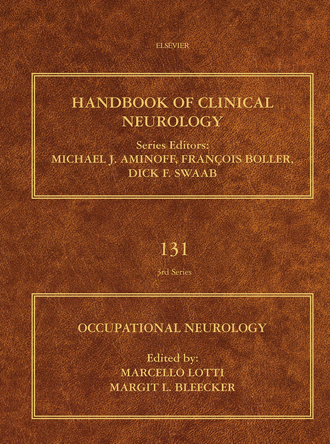 Cover image for book Occupational Neurology: Handbook of Clinical Neurology Series