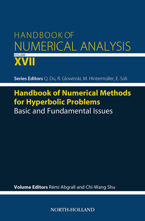 Cover image for book Handbook of Numerical Methods for Hyperbolic Problems
