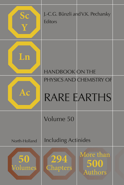 Cover image for book Handbook on the Physics and Chemistry of Rare Earths